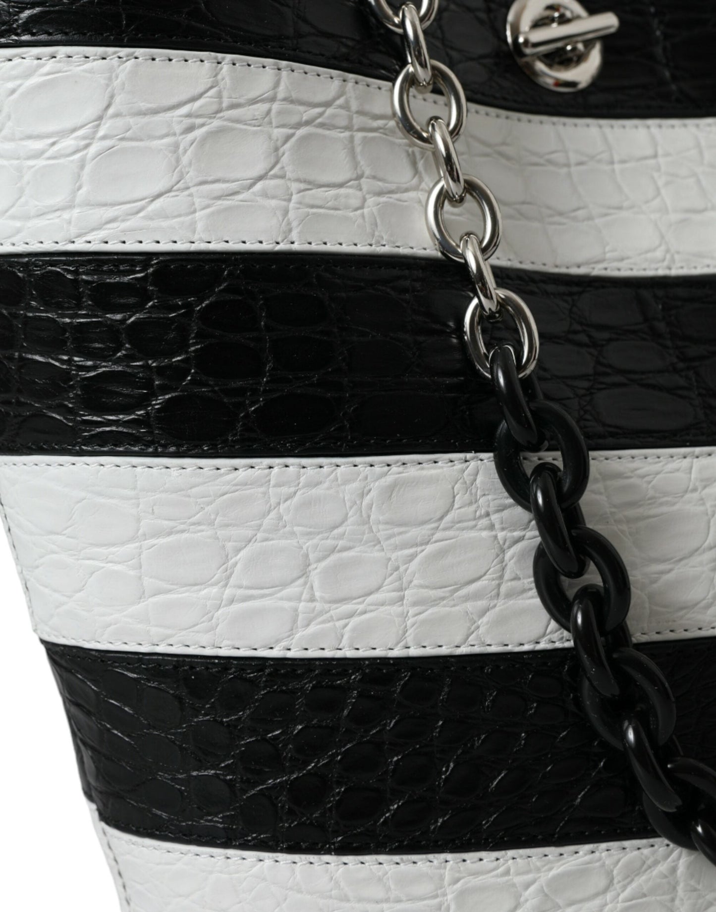 Balenciaga Chic Crocodile Leather Maxi Bucket Bag | Fashionsarah.com