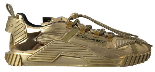 Fashionsarah.com Fashionsarah.com Dolce & Gabbana Gold Men Sneakers