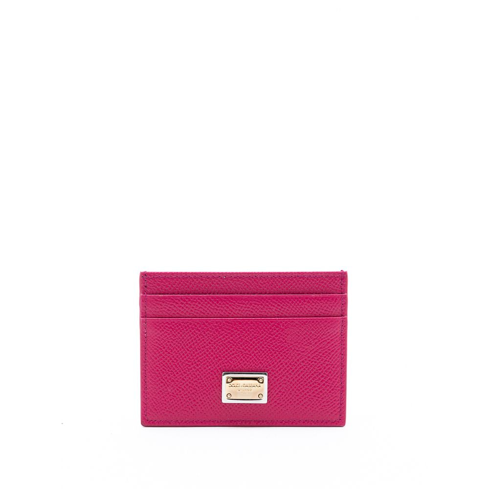 Dolce & Gabbana Fuchsia Leather Wallet | Fashionsarah.com