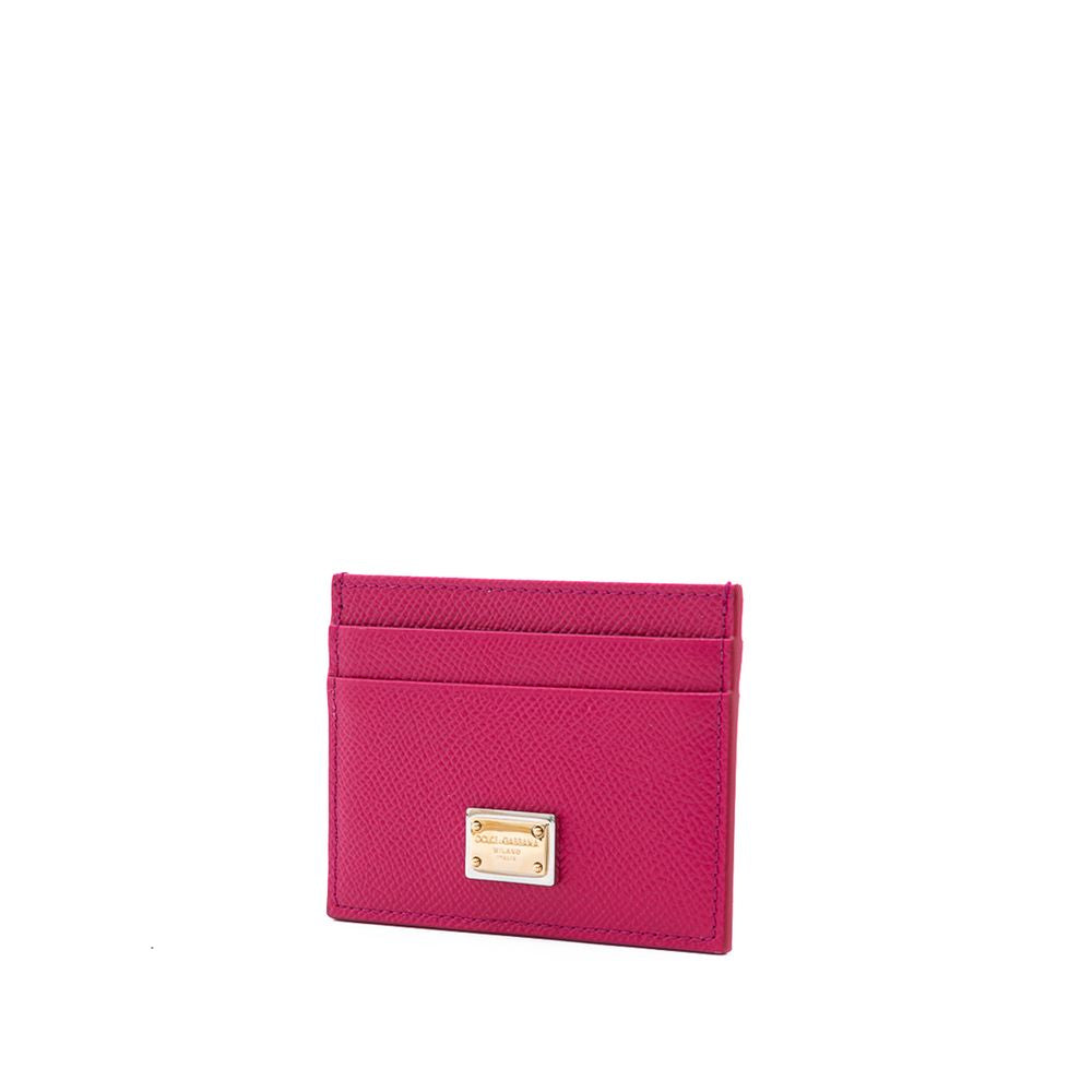 Dolce & Gabbana Fuchsia Leather Wallet | Fashionsarah.com