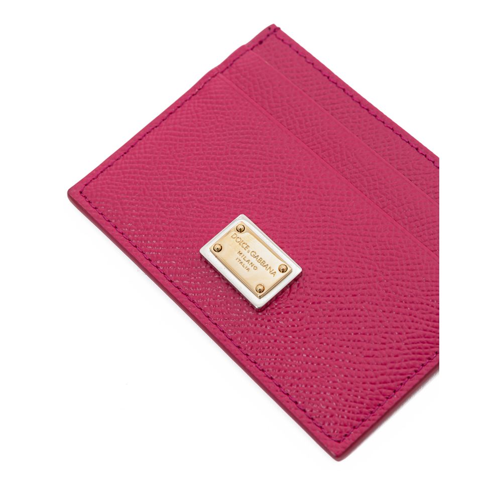 Dolce & Gabbana Fuchsia Leather Wallet | Fashionsarah.com