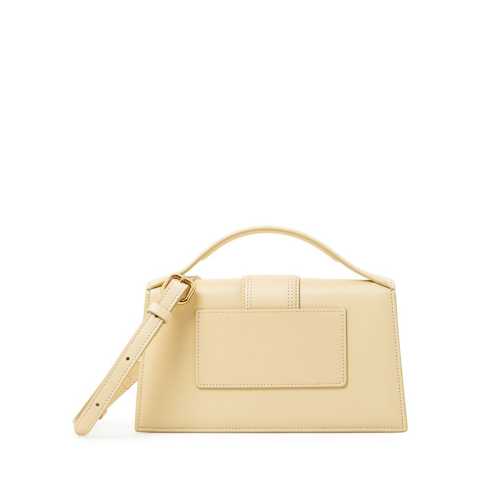 Jacquemus Yellow Leather Shoulder Bag | Fashionsarah.com