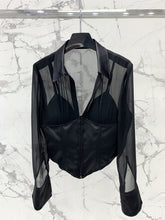 Load image into Gallery viewer, Deep V-Neck Hook-And-Eye Shirt | Fashionsarah.com
