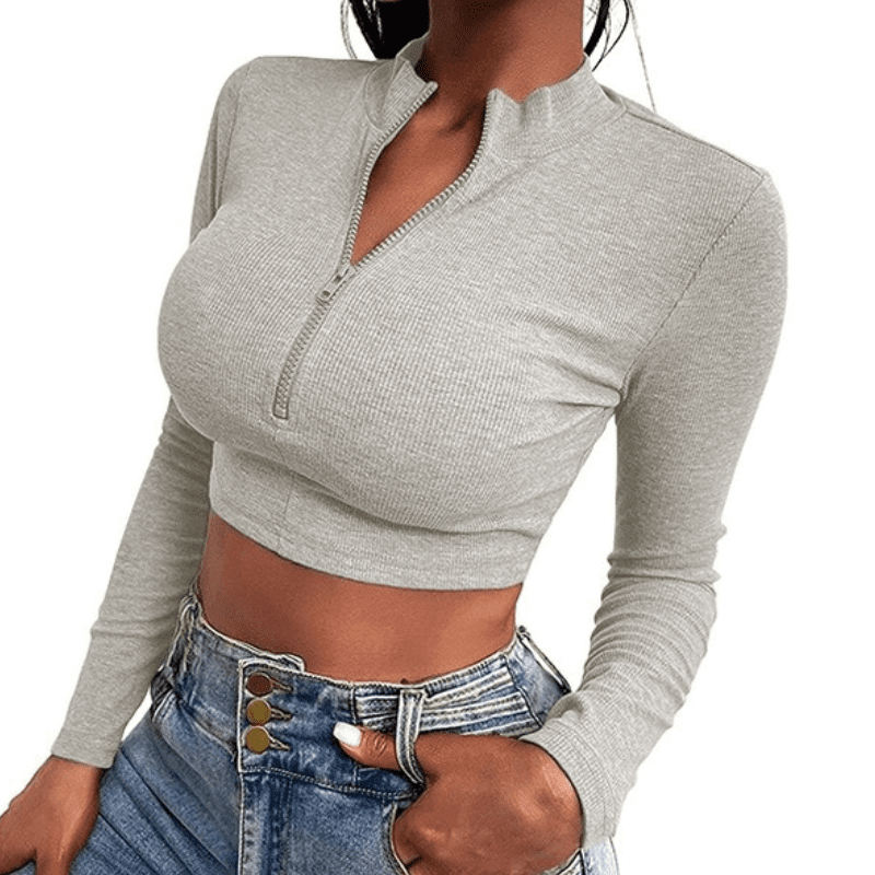 Single Spring Crop Tops | Fashionsarah.com