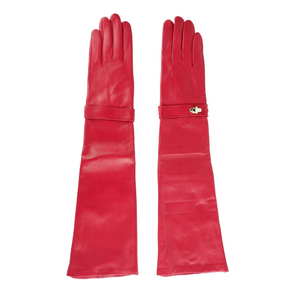 Fashionsarah.com cavalli class red long gloves