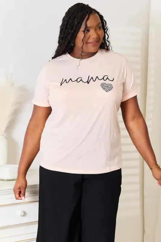 Simply Love MAMA Heart Women T-Shirt | Fashionsarah.com