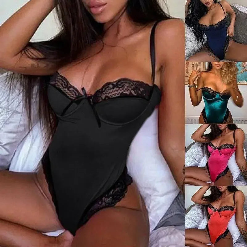 Satin Lace Bodysuits | Fashionsarah.com