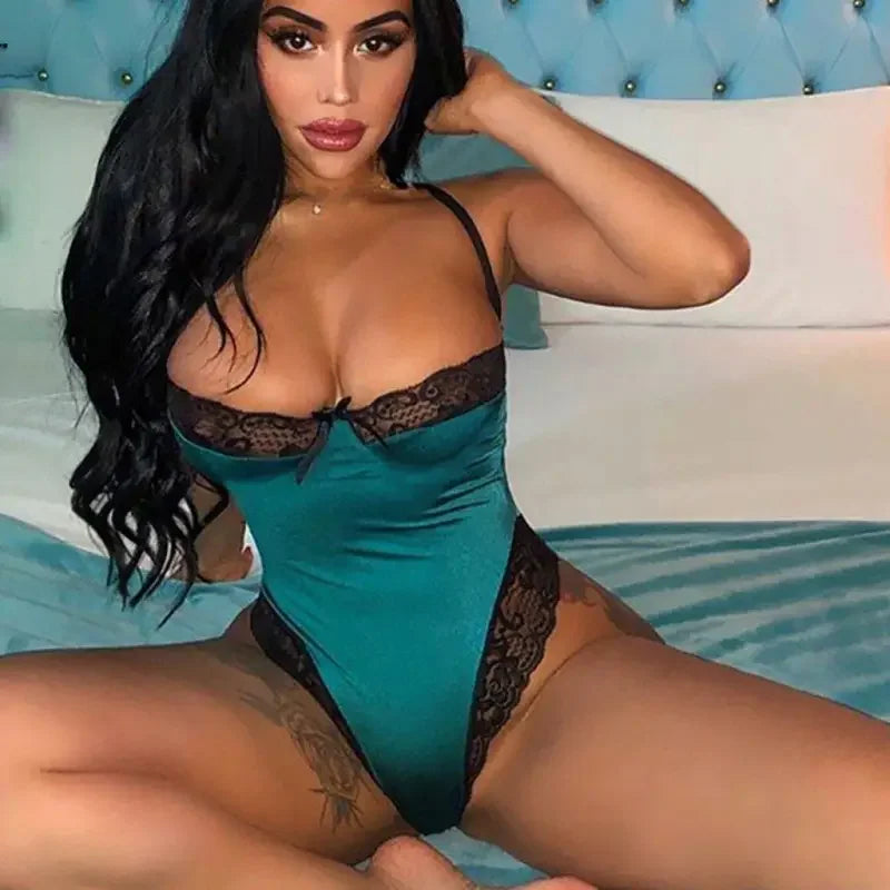 Satin Lace Bodysuits | Fashionsarah.com