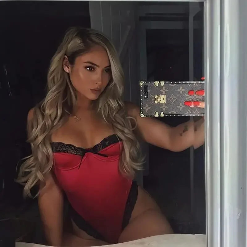 Satin Lace Bodysuits | Fashionsarah.com