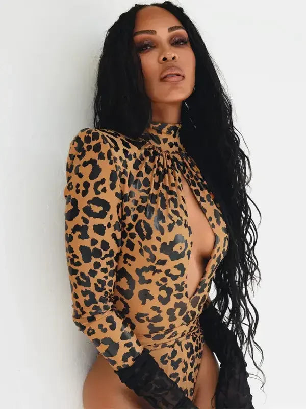 Sexy Leopard Bodysuit