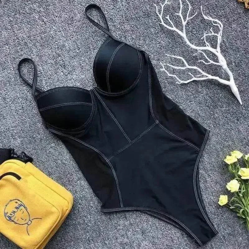 One Piece Swimsuit Beautiful MeshFashionsarah.com