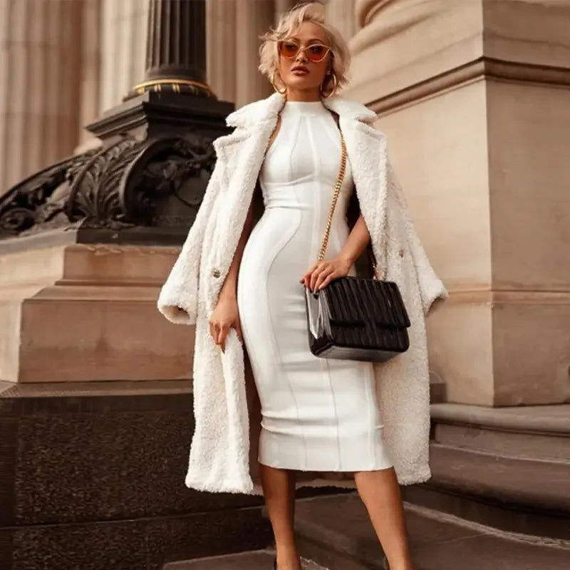 White Seamyla Bandage DressFashionsarah.com