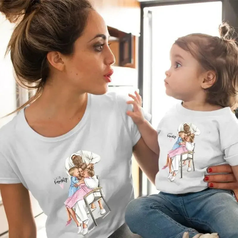 Matching T-shirts Mom & Baby | Fashionsarah.com