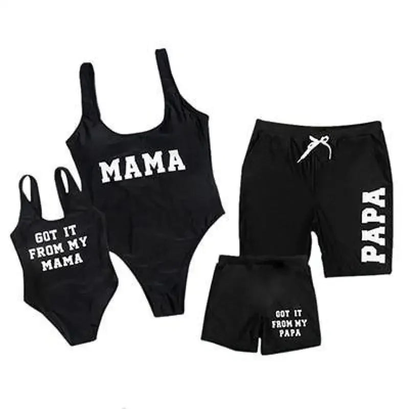 Matching family beachwear sets for stylish family beachwear matching experiences