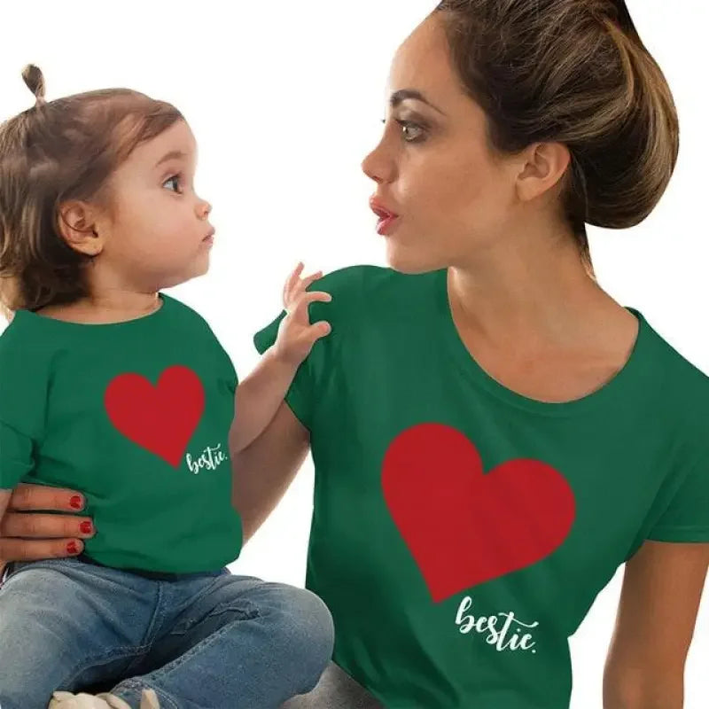 Mother Daughter Heart T-Shirts | Fashionsarah.com