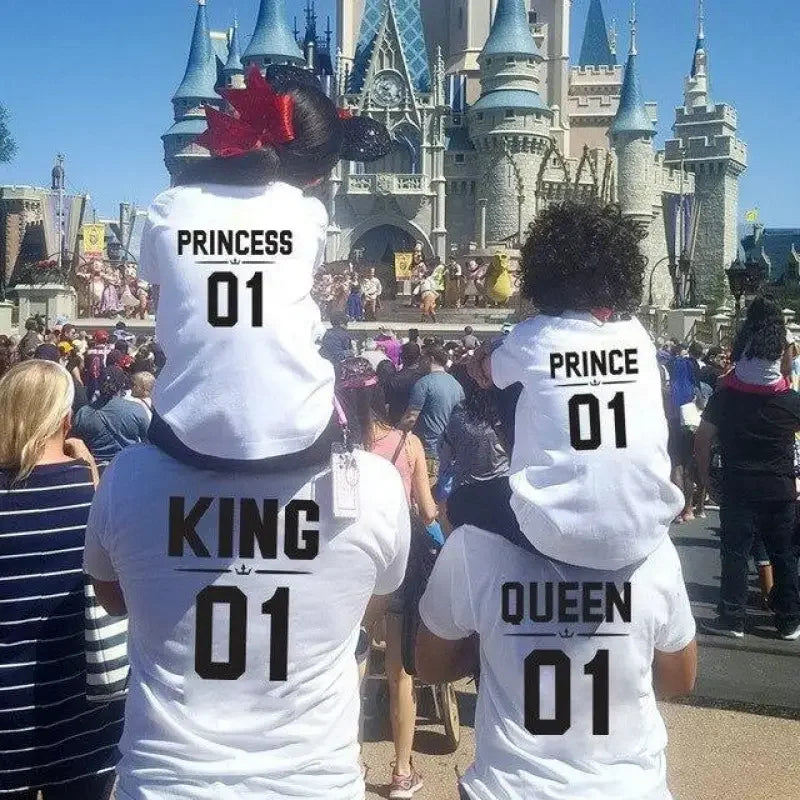 King family matching T-shirts displayed, ideal for family matching t-shirts and occasions