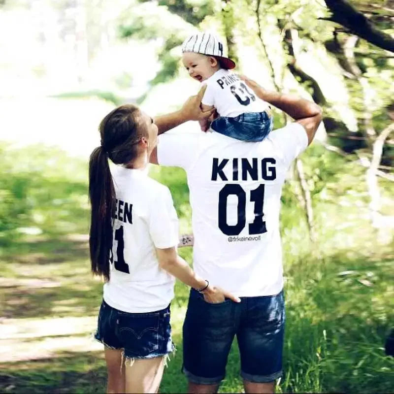 King Family Matching T-Shirts featuring stylish family matching t-shirts for all members