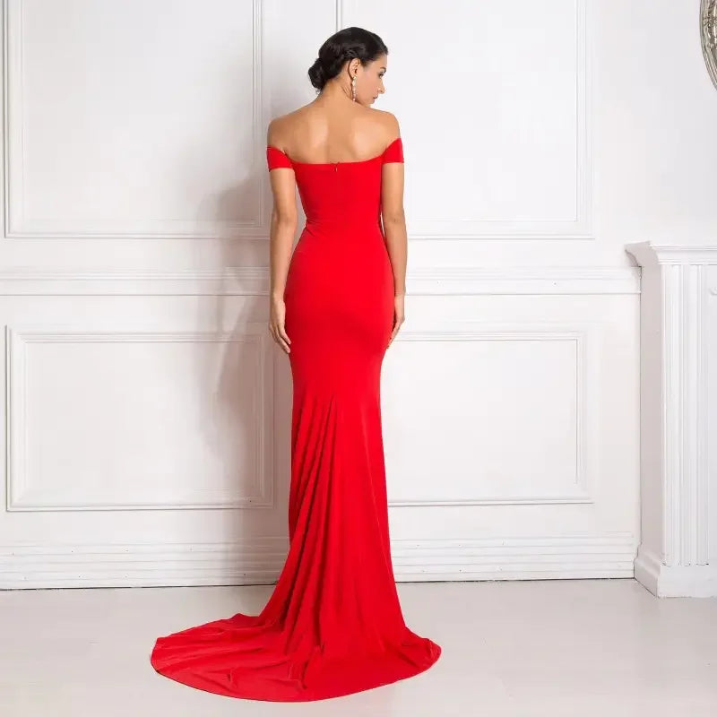 Strapless Floor-Length Dress 