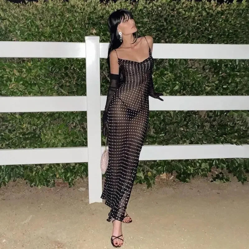 Silk Mesh Summer Dress | Fashionsarah.com