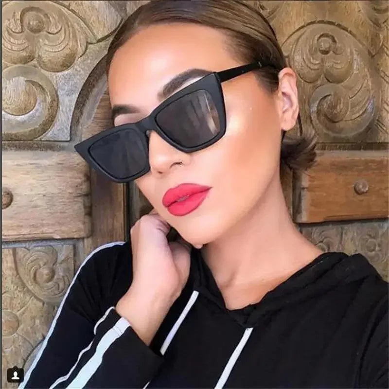 Black Cat Eye Sunglasses offering vintage cat eyes style for sophisticated fashion looks