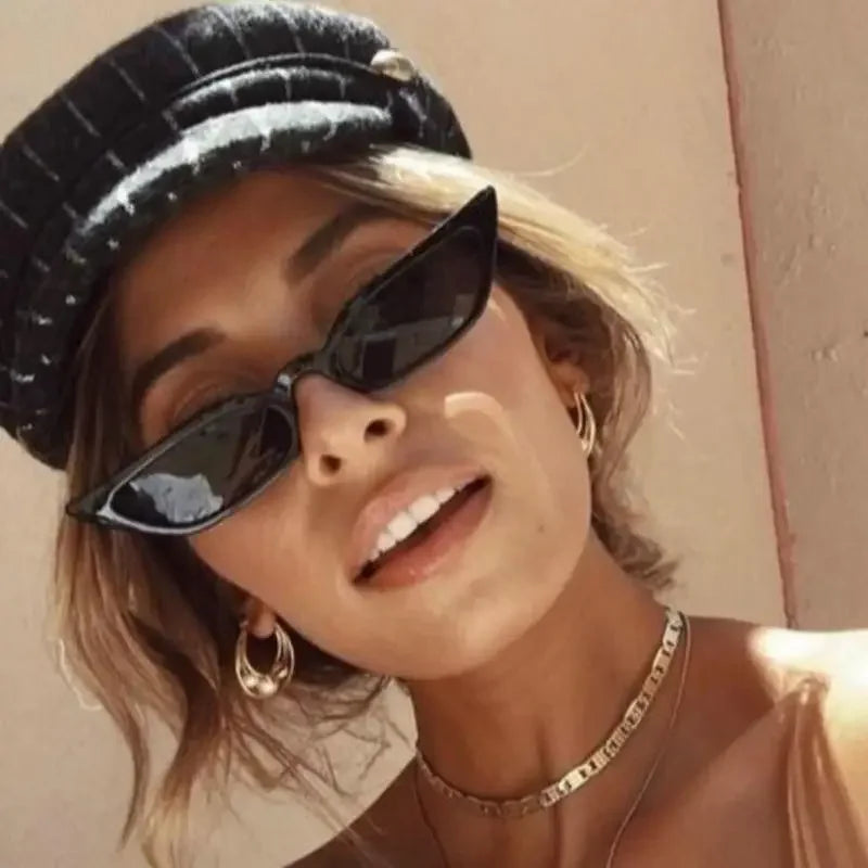 Stylish black cat-eye sunglasses from Cat-Eye Sunglasses, perfect vintage cat sunglasses