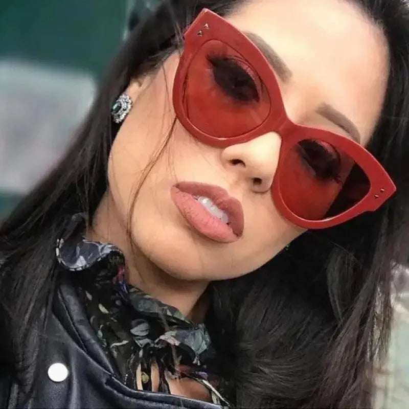 Red Cat-Eye Sunglasses showcasing magnificent vintage sunglasses for a stylish look