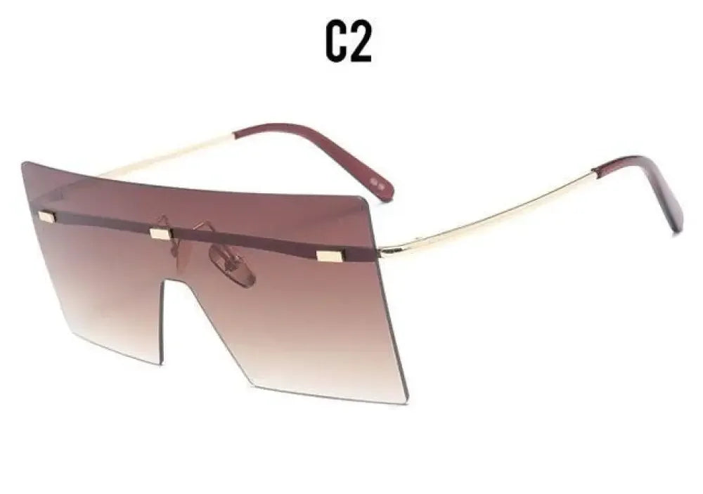 Oversized Mirror Sunglasses | Fashionsarah.com