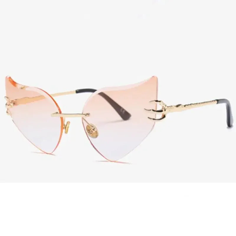 Rimless Cat Sunglasses | Fashionsarah.com