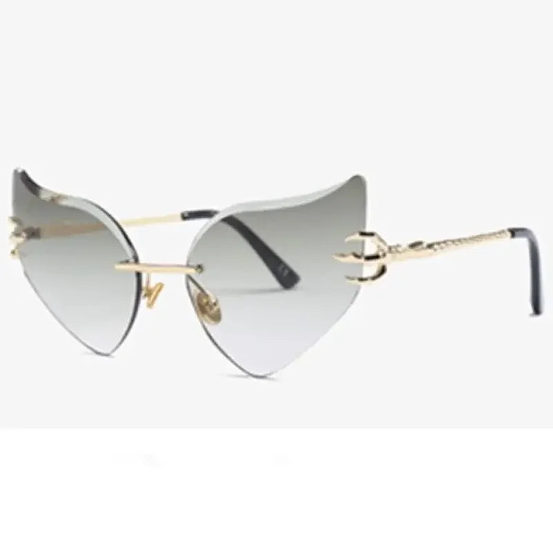 Rimless Cat Sunglasses | Fashionsarah.com