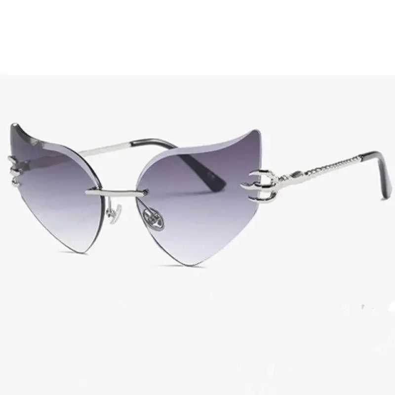 Rimless Cat Sunglasses | Fashionsarah.com