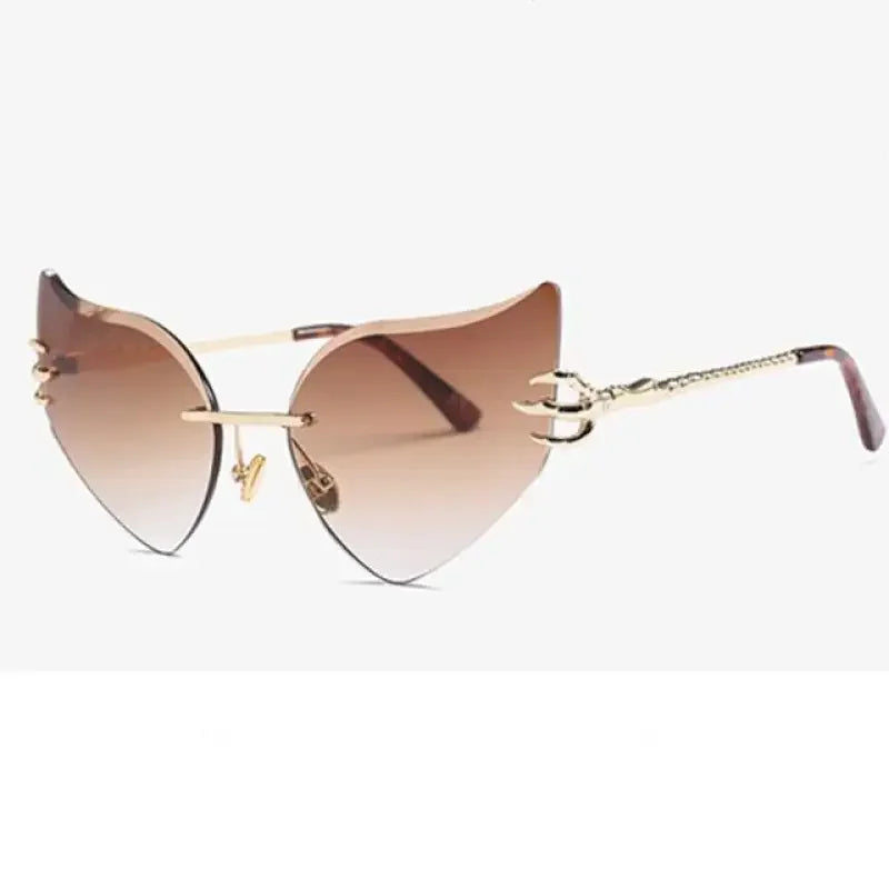 Rimless Cat Sunglasses | Fashionsarah.com