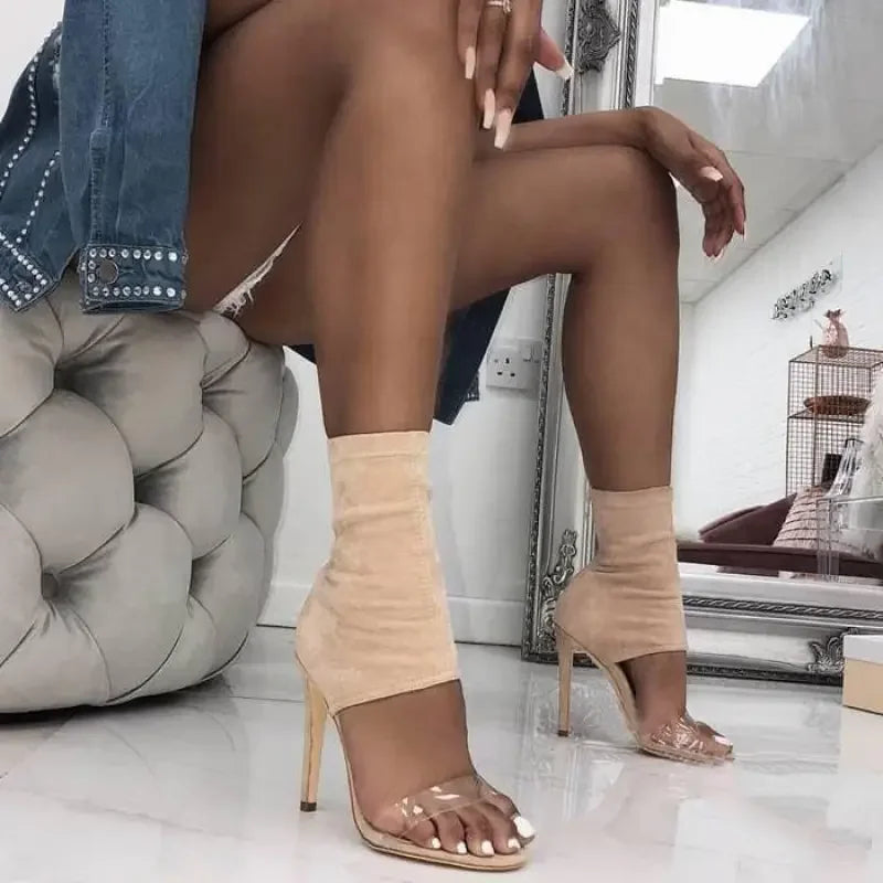 Cover Denim Heels | Fashionsarah.com