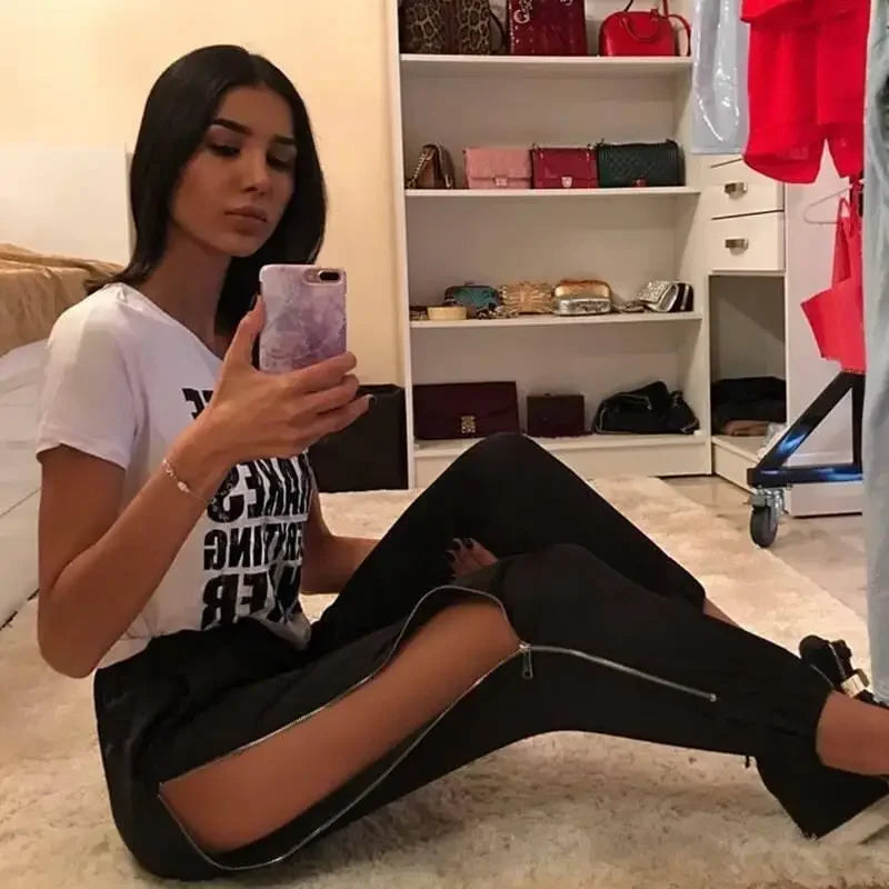 Women Open Loose Trousers | Fashionsarah.com