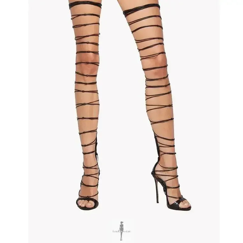 Fashionsarah.com Fashionsarah.com Luxury Lace Up Gladiator Summer Boots