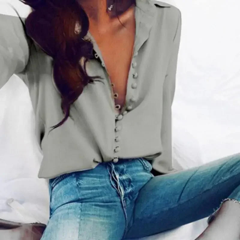 Women Loose Button T-shirts | Fashionsarah.com