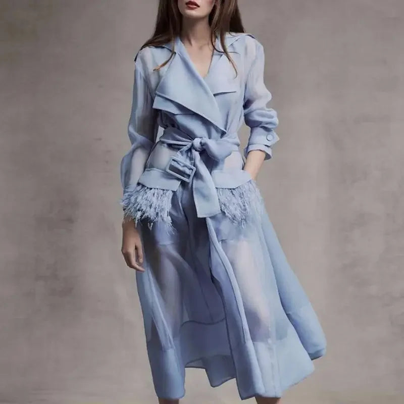 Blue Windbreaker Dress | Fashionsarah.com