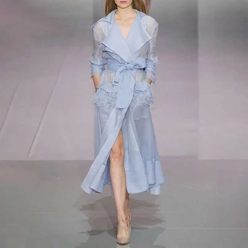 Blue Windbreaker Dress | Fashionsarah.com