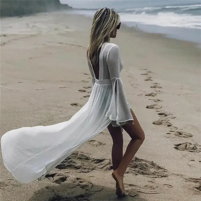 White Beach Cover up! | Fashionsarah.com
