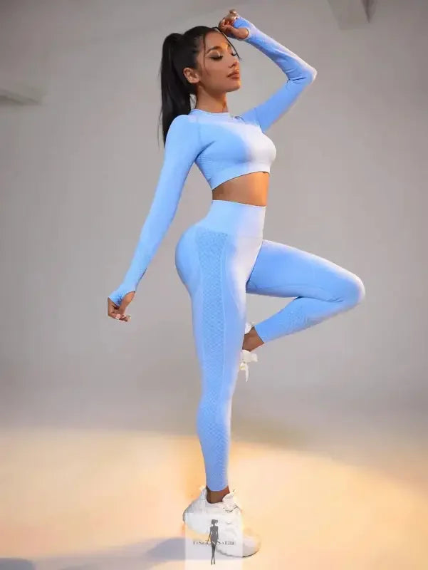 Fashionsarah.com Fashionsarah.com Seamless Sports Tight Fitting Set