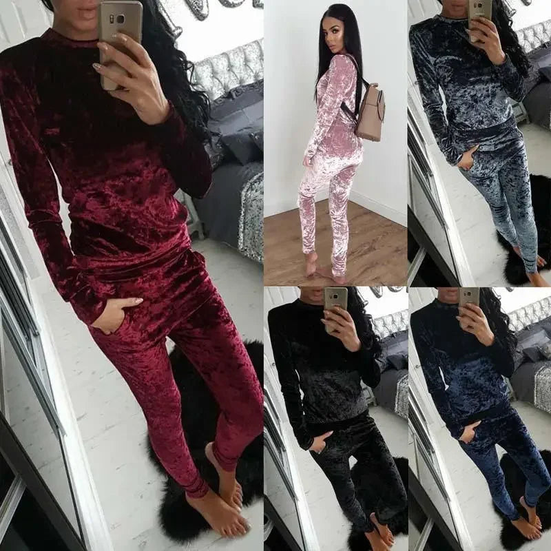 Velvet Tracksuits S-3XL! | Fashionsarah.com