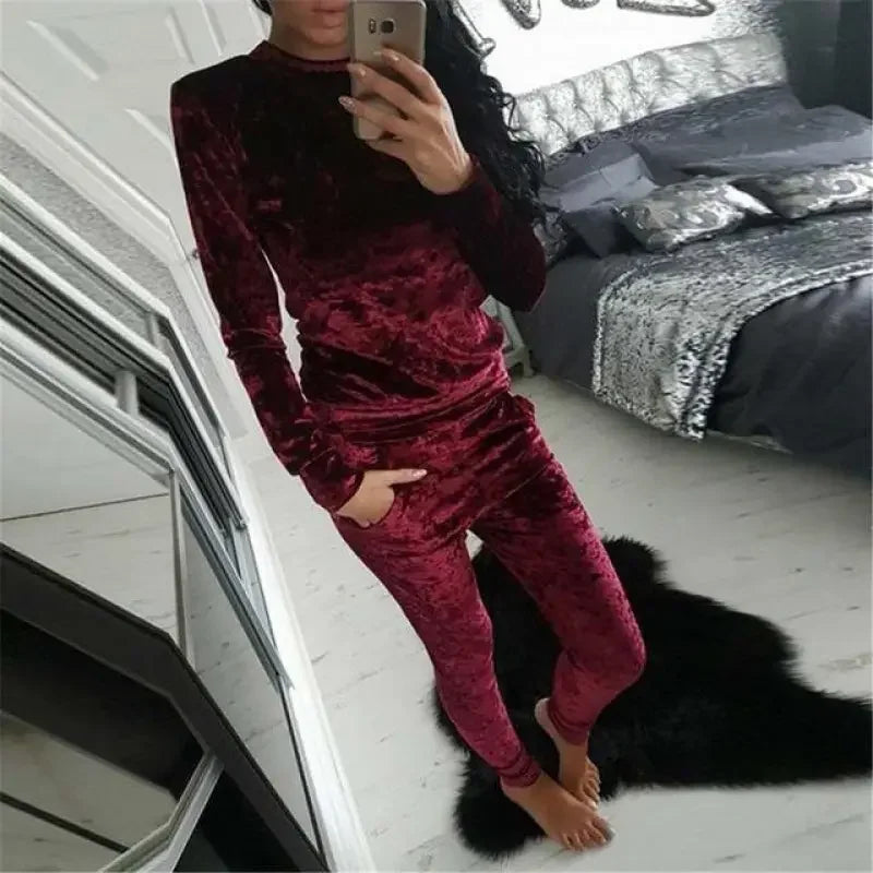 Velvet Tracksuits S-3XL! | Fashionsarah.com