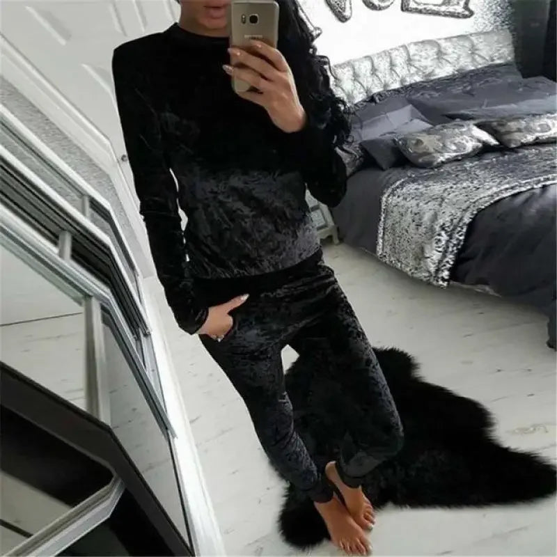Velvet Tracksuits S-3XL! | Fashionsarah.com