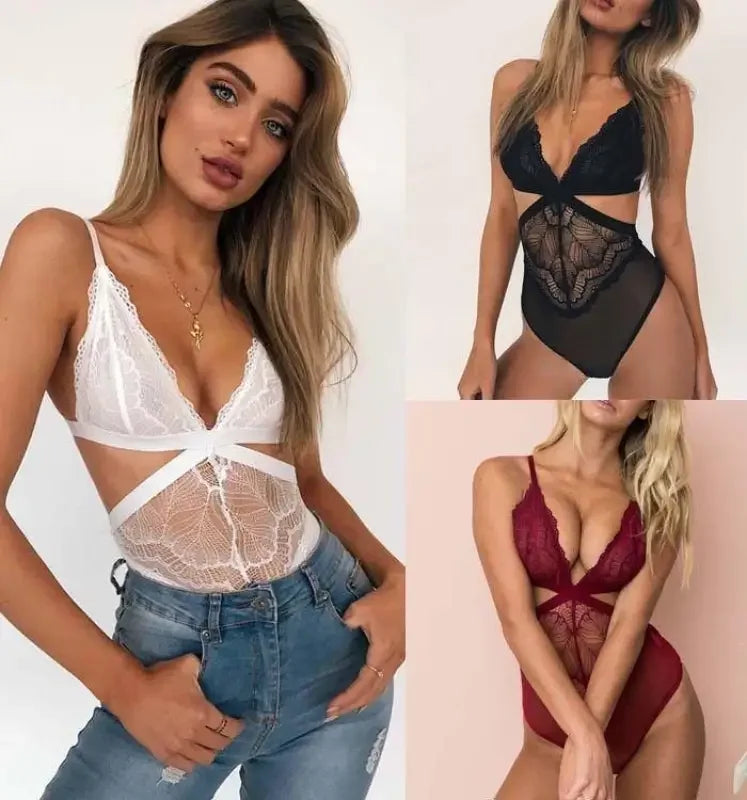 Fashionsarah.com Lace Women Bodysuits