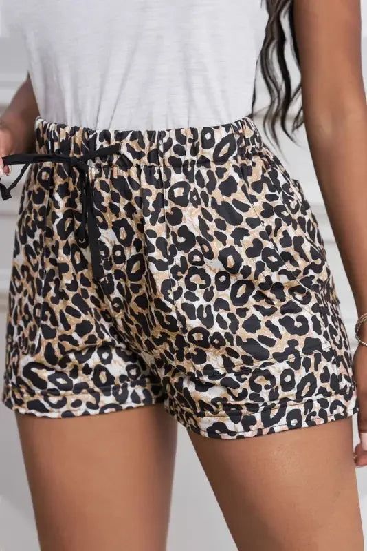Leopard Shorts With Pockets | Fashionsarah.com