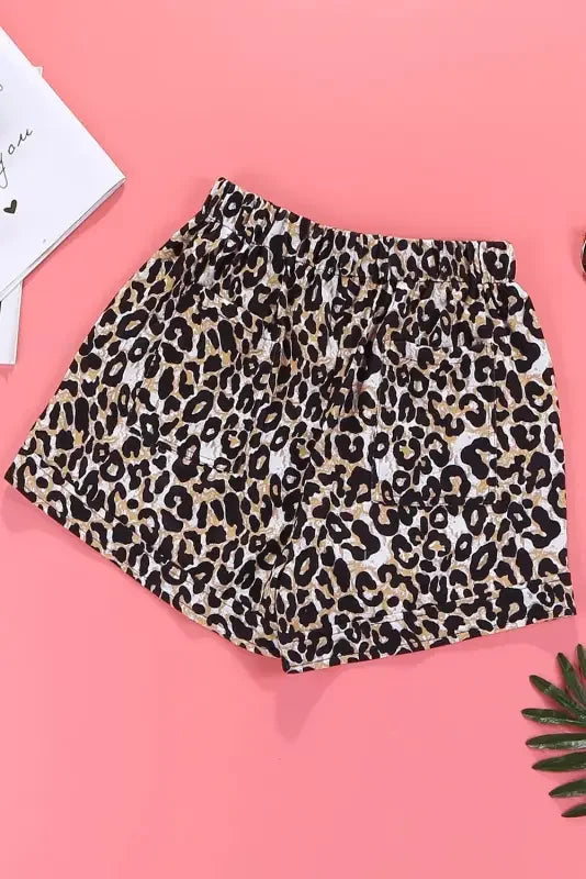 Leopard Shorts With Pockets | Fashionsarah.com