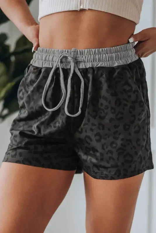 Leopard Shorts With Pockets | Fashionsarah.com