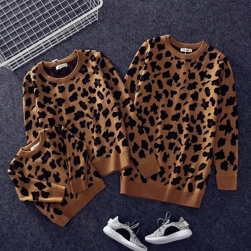 Family Leopard Sweaters | Fashionsarah.com