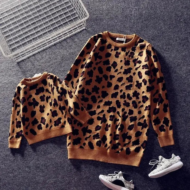 Family Leopard Sweaters | Fashionsarah.com