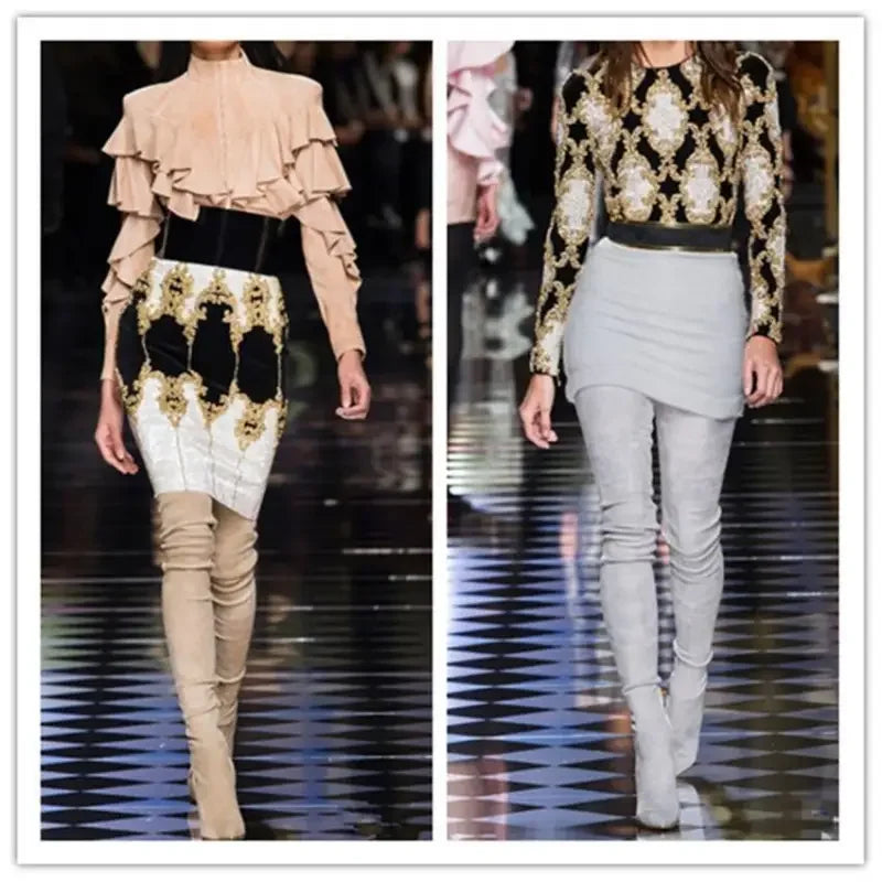 Fashionsarah.com Over the knee Suede boots