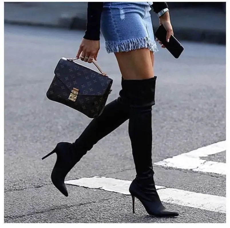 Fashionsarah.com Over the knee Suede boots